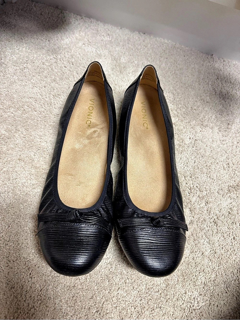 Vionic Amorie Ballet Flat Black Flats 11